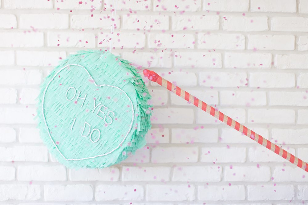 Love Hearts sweet piñata